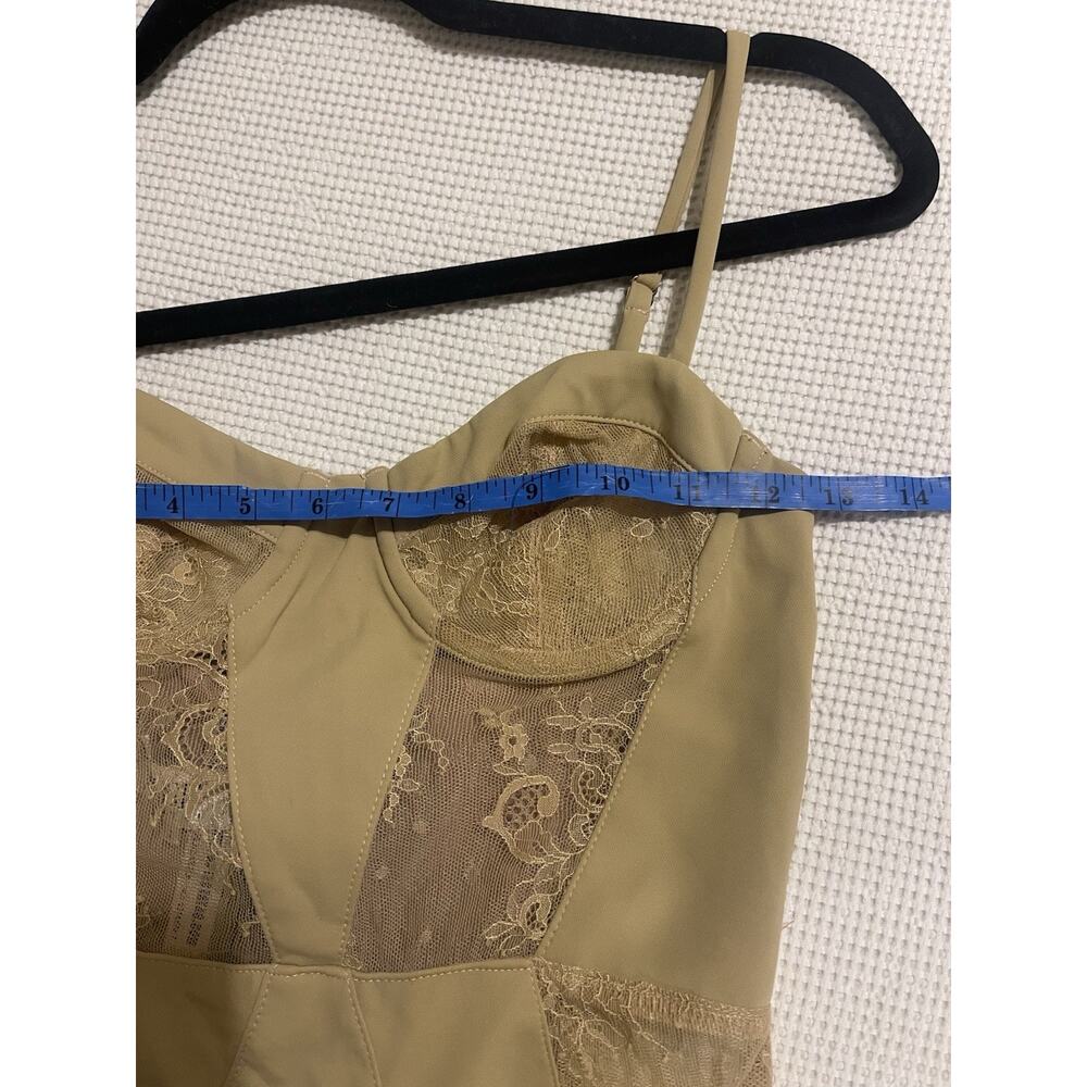 House of CB London Lace Dahlia Nude Corset Midi Slip Dress S NWT - Picture 8 of 9